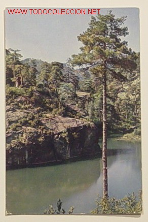 Postales: SIERRA DE CAZORLA - LAGUNA DE VALDEAZORES - SERIE 1 N&ordf; 2 .No circulada a&ntilde;o 1965 .