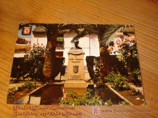 Postales: POSTAL CORDOBA MONUMENTO A MANOLETE, A&Ntilde;OS 60