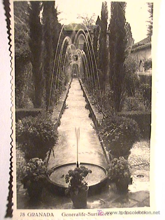 Postales: POSTAL DE GRANADA DE LOS 50 - Foto 1