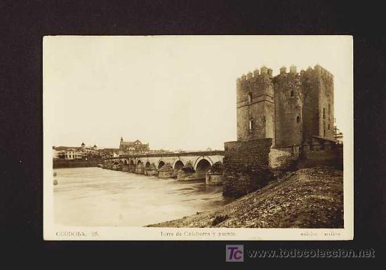 Postais: Postal de CORDOBA: Torre de Calahorra y puente (Ed.Arribas num.25)
