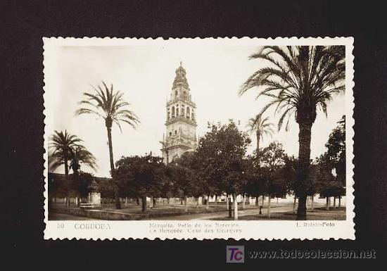 Cartoline: Postal de CORDOBA: Mezquita, patio de los Naranjos (Ed.Roisin num.50)
