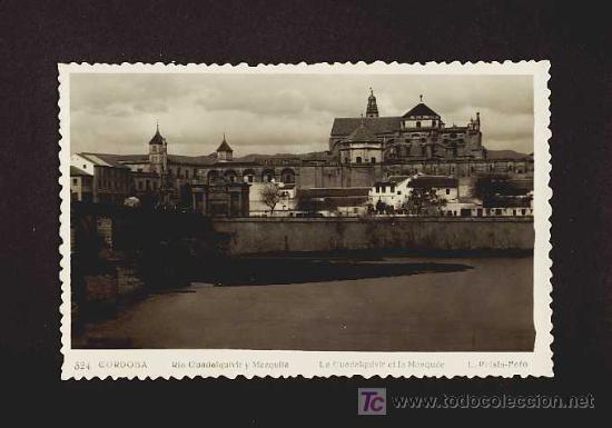 Postcards: Postal de CORDOBA: Rio Guadalquivir y Mezquita (Ed.Roisin num.324)