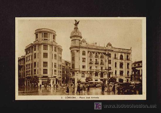Postcards: Postal de CORDOBA: Plaza Jose Antonio (Ed.Roisin num.2)