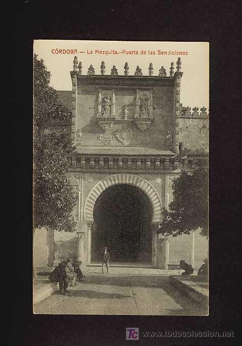 Postcards: Postal de CORDOBA: La Mezquita. Puerta de las Bendiciones (Ed.A.Leon Garrido)