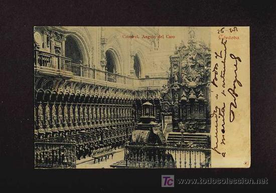 Postcards: Postal de CORDOBA: Catedral. Angulo del Caro