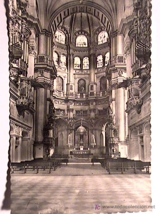 Postales: POSTAL DE GRANADA DE LOS 50 - Foto 1