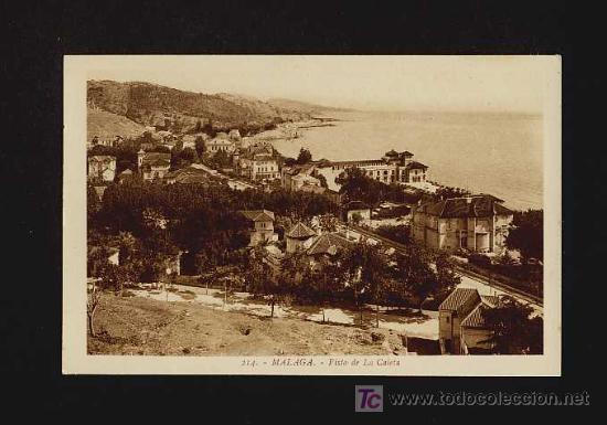 Postkarten: Postal de MALAGA: Vista de la Caleta (Roisin num.214)
