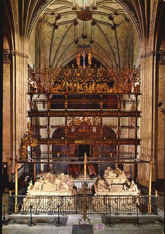 Postales: GRANADA : Capillar Real, Verja de Hierro - Foto 1