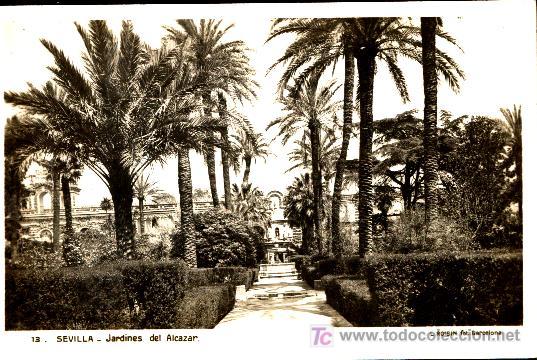 Postales: SEVILLA : JARDINES DEL ALCAZAR - Foto 1