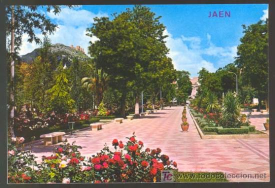 Postales: JAEN - Alameda Calvo Sotelo - / Impresa en 1971