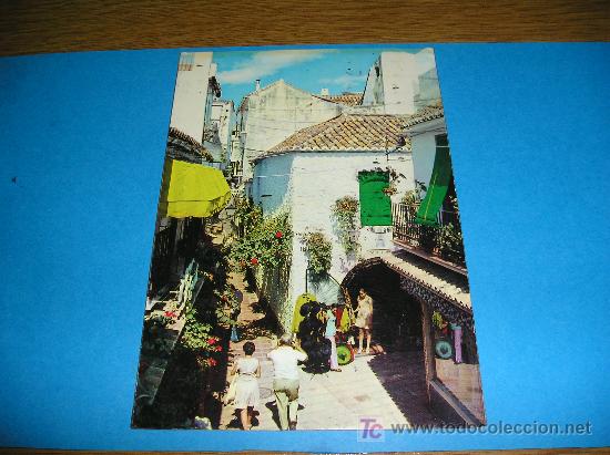 Postales: **BONITA POSTAL DE UNA CALLE TIPICA DE MARBELLA --- A&Ntilde;OS 70----**