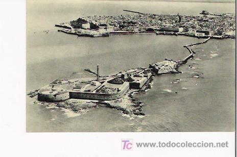 Postkarten: CADIZ-TARJETA POSTAL DE CADIZ.-CASTILLO DE SAN SEBASTIAN.
