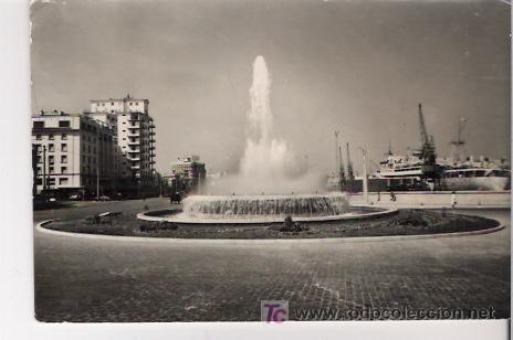 Postkarten: CADIZ-TARJETA POSTAL N&ordm;28.-Avda. DEL PUERTO FUENTE LUMINOSA. EDIC. SICILIA-ZARAGOZA.