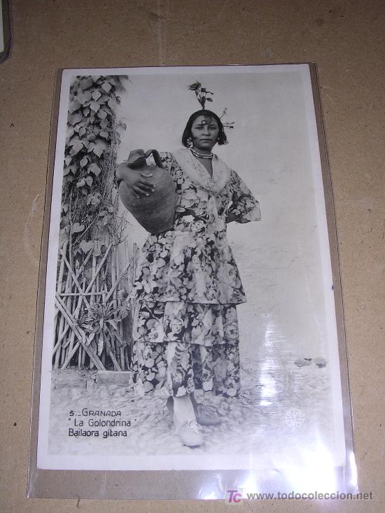Postales: 5 - GRANADA, LA GOLONDRINA BAILAORA GITANA - Foto 1
