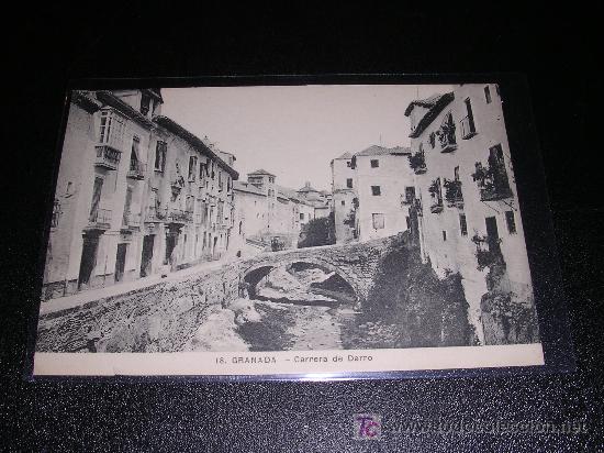 Postales: 18 GRANADA , CARRERA DE DARRO - Foto 1