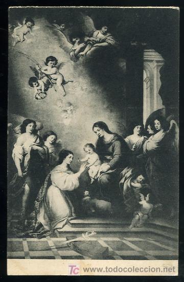 Postkarten: T.P. CADIZ, OBRA POSTUMA DE MURILLO. SANTA CATALINA, MARTIR, SE VENERA EN EL EX-CONVENTO CAPUCHINO