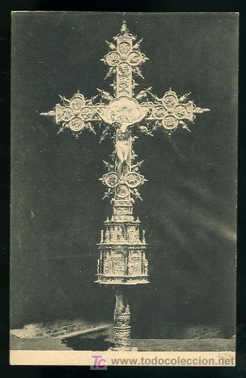 Postkarten: TARJETA POSTAL CADIZ, CRUZ PROCESIONAL DE LA CATEDRAL, DE PLATA DORADA, ORFERERIA ESPA&Ntilde;OLA, POR 1560
