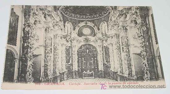 Postales: ANTIGUA POSTAL DE GRANADA - ALHAMBRA -  CIRCULADA. - Foto 1
