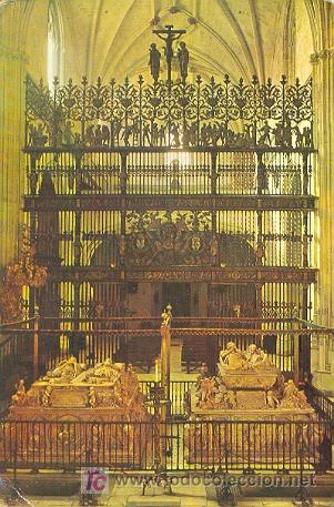 Postales: Granada. Capilla Real. Circulada en 1967 - Foto 1