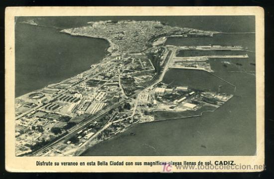 Postkarten: TARJETA POSTAL CADIZ, HUECOGRABADO FOURNIER-VITORIA