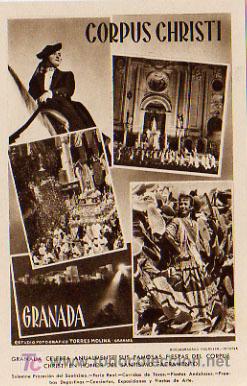 Postales: CORPUS CHRISTI. GRANADA. - Foto 1