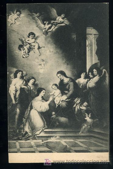 Postkarten: TARJETA POSTAL CADIZ, N&ordm;7.- OBRA POSTUMA DE MURILLO, STA. CATALINA, MARTIR,