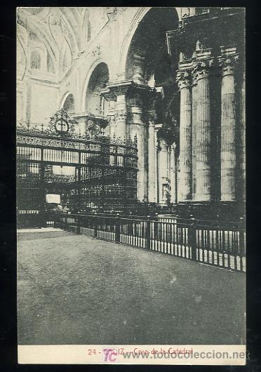 Postkarten: TARJETA POSTAL CADIZ, CORO DE LA CATEDRAL. N&ordm; 24