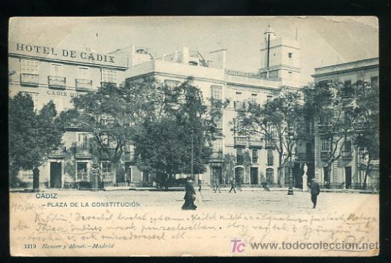 Postkarten: TARJETA POSTAL CADIZ, PLAZA DE LA CONSTITUCION.