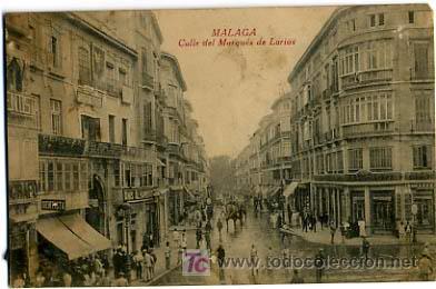 Postales: MALAGA,  CALLE DEL MARQUES DE LARIOS,                P14243