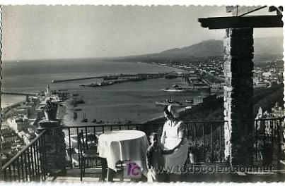 Postales: MALAGA,  PUERTO DESDE LA HOSTERIA,              P14244