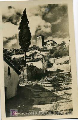 Postales: GRANADA, UNA CALLE DEL ALBAYCIN,                P14287 - Foto 1