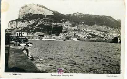 Postales: GIBRALTAR,  PASSENGERS LANDING PIER,             P14299 - Foto 1