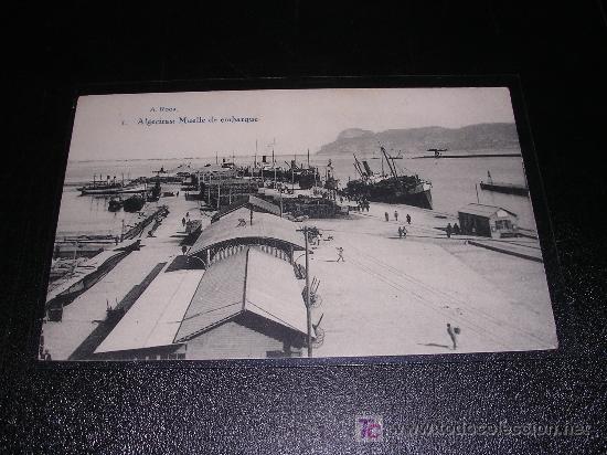 Postales: 1 ALGECIRAS, MUELLE DE EMBARQUE - Foto 1