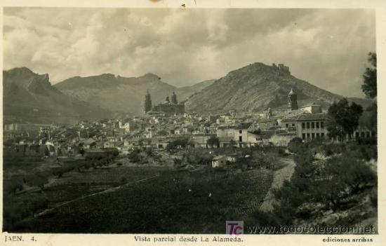 Postales: JAEN. VISTA PARCIAL DESDE LA ALAMEDA. P/ ANJ-008,2