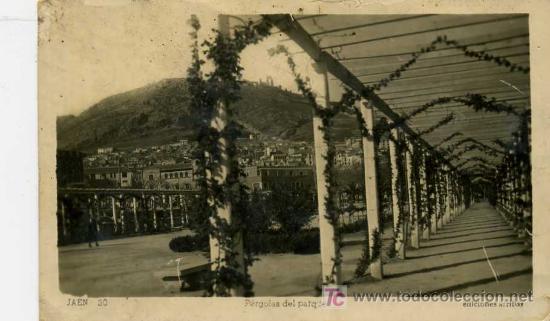 Postales: JAEN. PERGOLAS DEL PARQUE. P/ ANJ-007