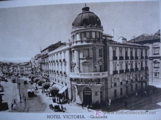 Postales: GRANADA,HOTEL VICTORIA - Foto 1