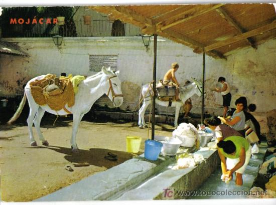 Postales: MOJACAR (ALMERIA) LAVANDERIA TIPICA - Foto 1