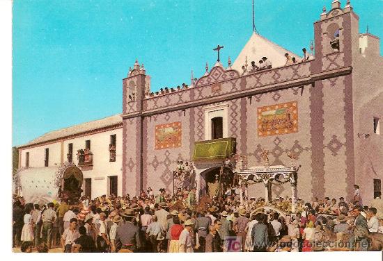 Postales: POSTAL DE LA ROMERIA DEL ROCIO