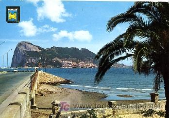 Postales: TARJETA POSTAL. LA LINEA. CADIZ. N&ordm; 2 PE&Ntilde;ON DE GIBRALTAR. A&Ntilde;O 1963 SELLO FRANCO 70 CTS
