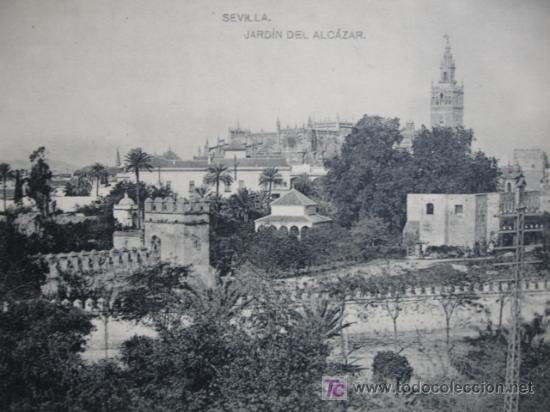 Postales: SEVILLA.JARDIN DEL  ALCAZAR