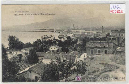 Postales: (PS-2186)POSTAL DE MALAGA-VISTA DESDE EL MONTE SANCHA