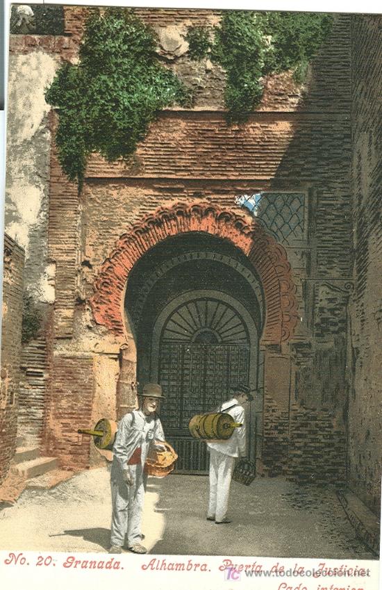 Postales: GRANADA. ALHAMBRA. PUERTA DE LA JUSTICIA. - Foto 1