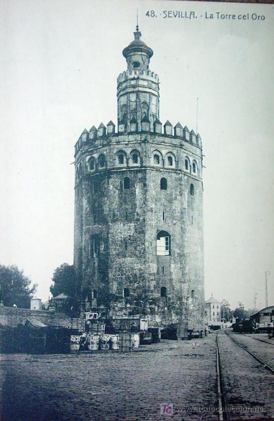 Postales: POSTAL SEVILLA  LA TORRE DEL ORO - Foto 1
