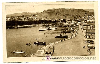 Postales: MALAGA, PUERTO,             P16872