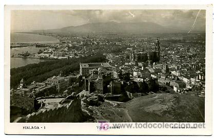 Postales: MALAGA, VISTA GENERAL,             P16875