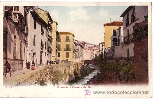 Postales: POSTAL DE GRANADA - CARRERA DE DARRO - 7172 - Foto 1