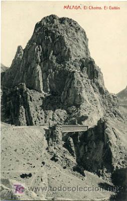 Postales: MALAGA, EL CHORRO, EL GAITAN,         P17461