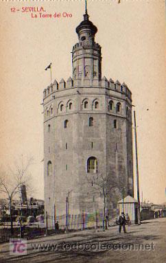 Postales: SEVILLA. LA TORRE DEL ORO. (THOMAS, 1431). - Foto 1