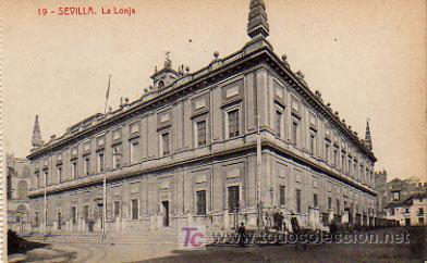 Postales: SEVILLA. LA LONJA. (THOMAS, 1385). - Foto 1