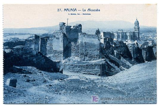 Postales: MALAGA, LA ALCAZABA,                   P18371